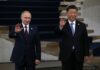 China’s Leader In Moscow For Meeting With Putin As Tensions With The West Rise