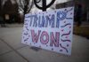 VIDEO: Cyclist Burns Trump Won Sign In Man’s Yard!